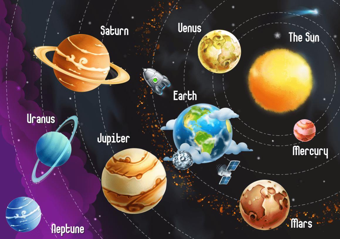 Children's Galaxy Wall Mural-Wall Mural-Eazywallz