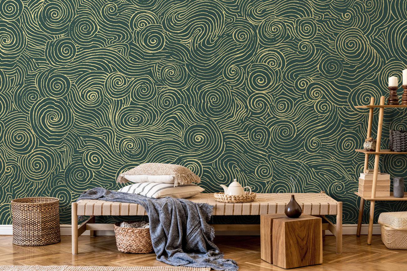 Chinese Clouds Wall Mural-Wall Mural-Eazywallz