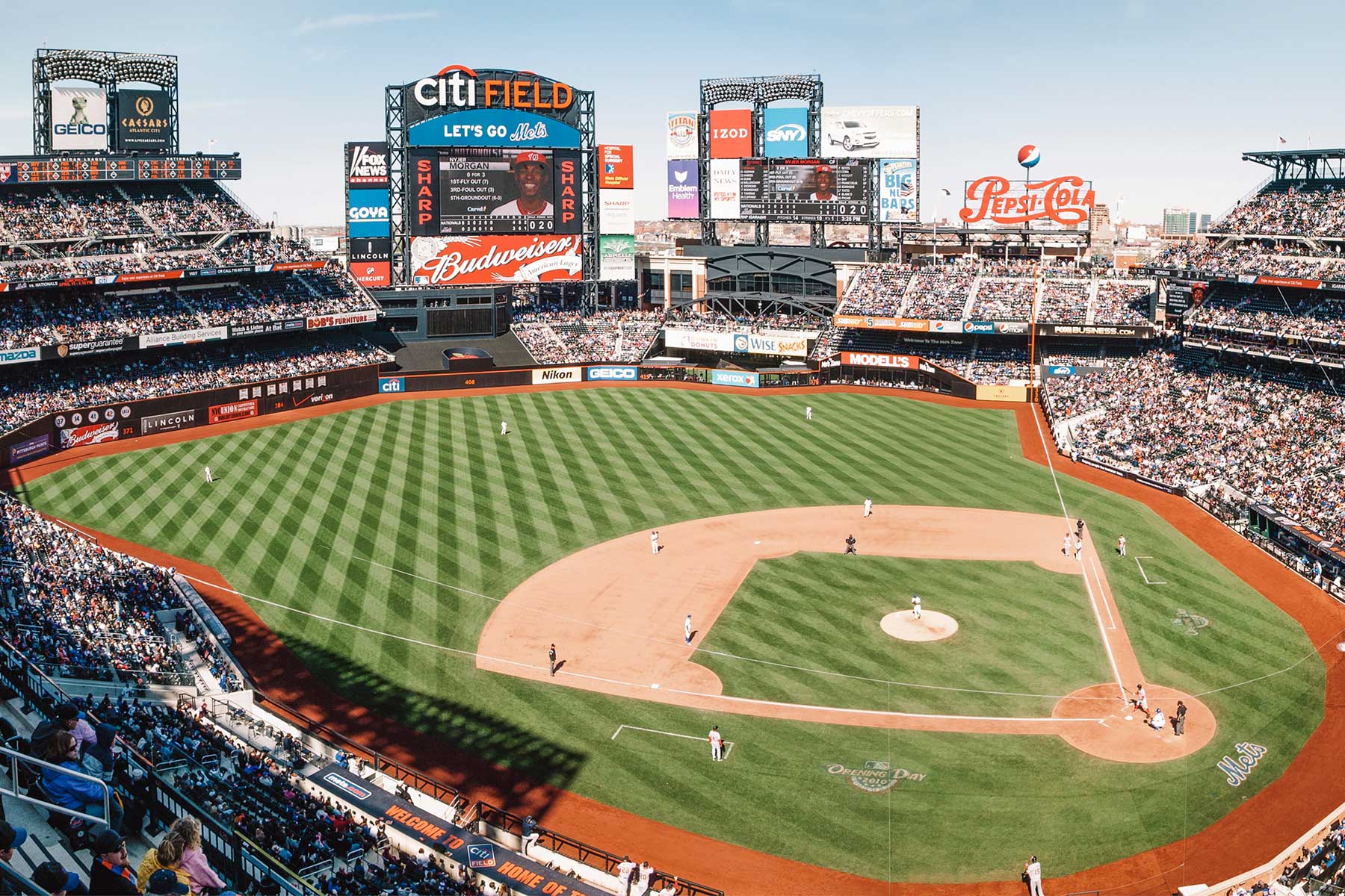Citi Field Baseball Stadium Wall Mural-Wall Mural-Eazywallz