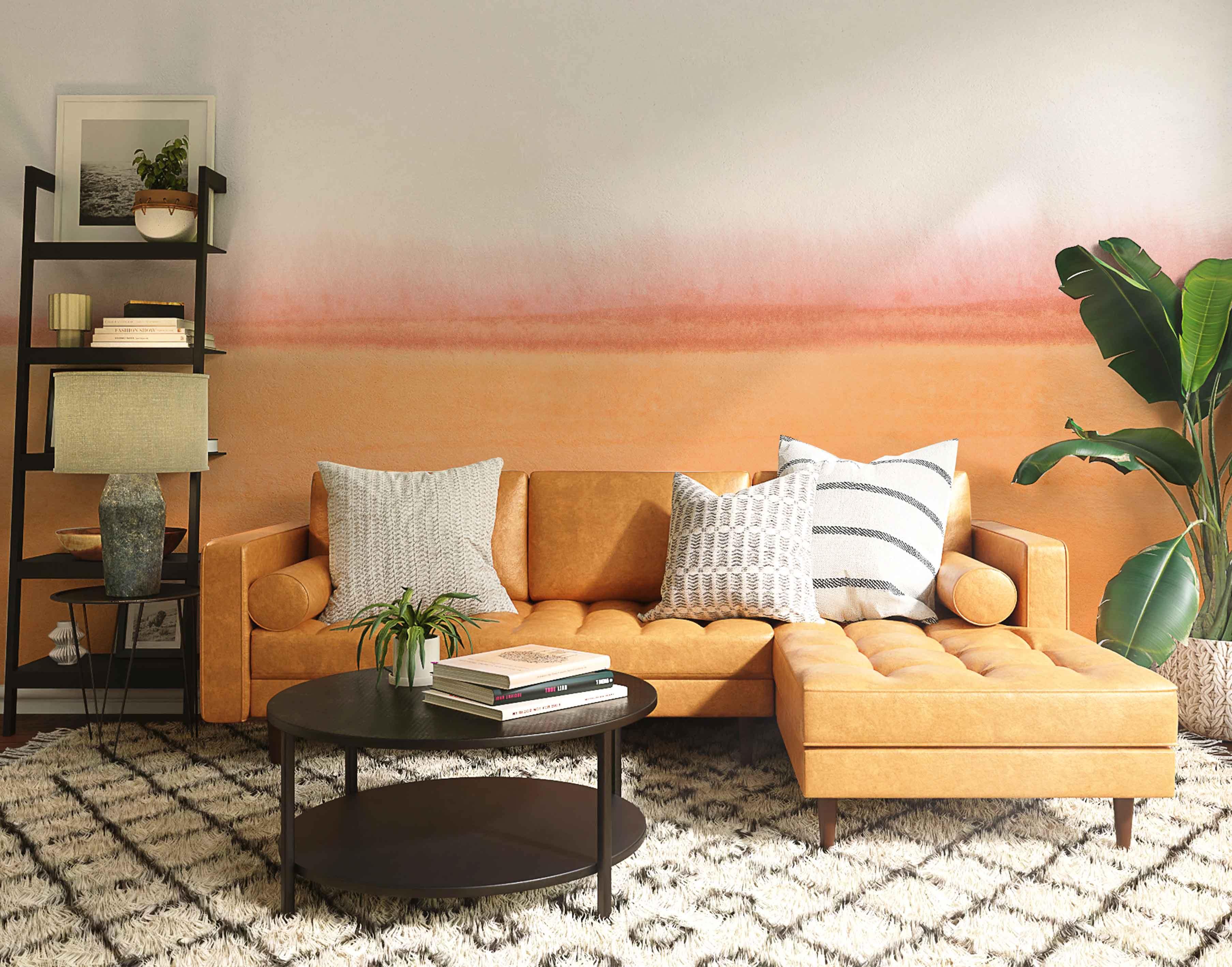 Citrus Twist Color Block Wall Mural-Wall Mural-Eazywallz