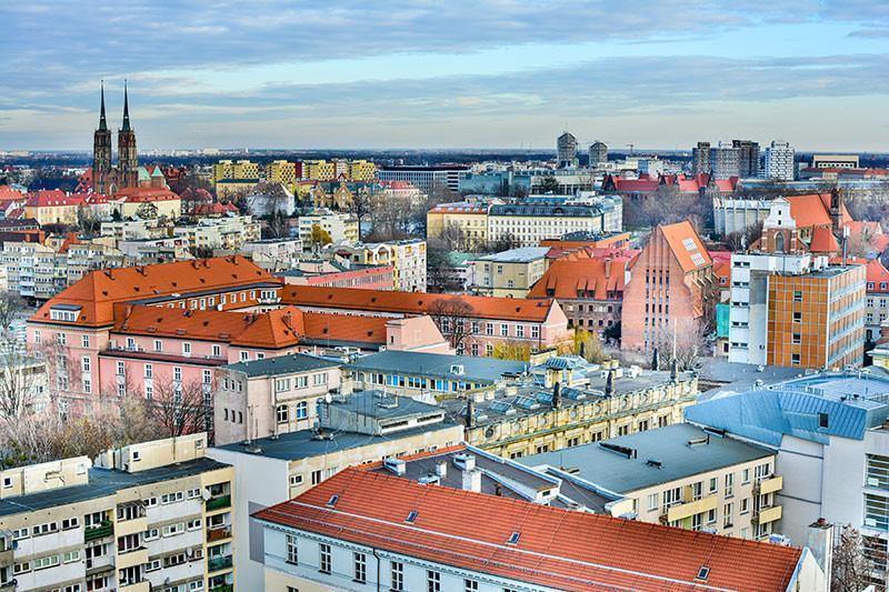 City in Poland Wall Mural-Wall Mural-Eazywallz