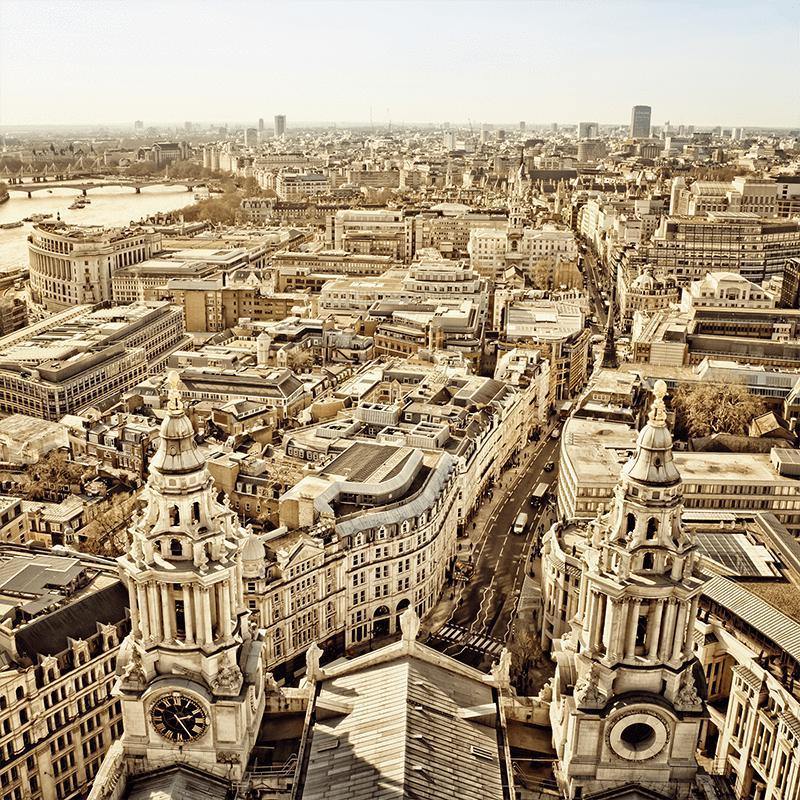 City of London view from St. Paul`s Cathedral Wall Mural-Wall Mural-Eazywallz