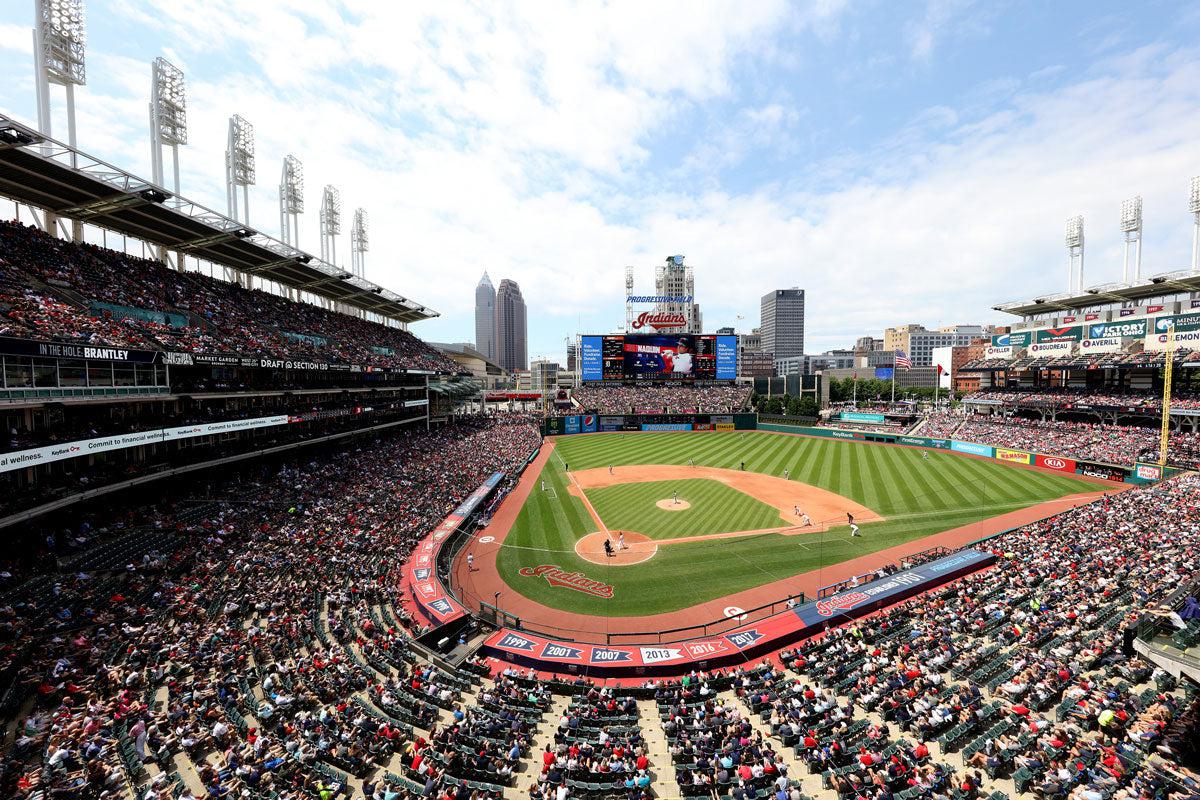 Cleveland Baseball Stadium 2 Wall Mural-Wall Mural-Eazywallz