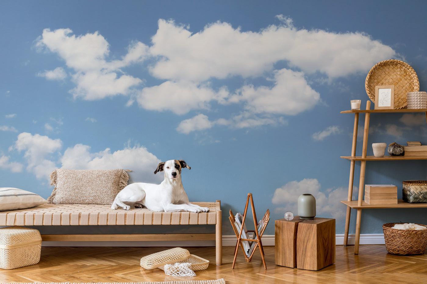 Clouds in the Sky Wall Mural-Wall Mural-Eazywallz