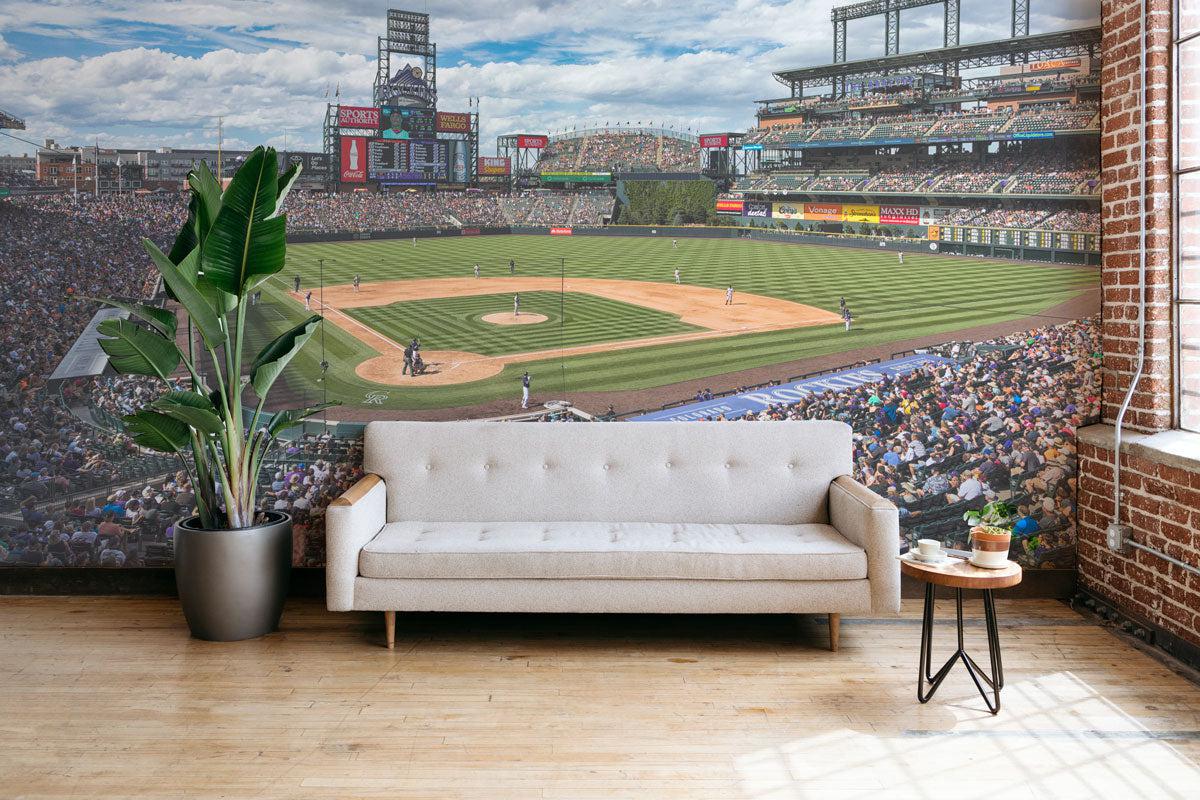 Colorado Rockies Baseball Stadium Wall Mural-Wall Mural-Eazywallz