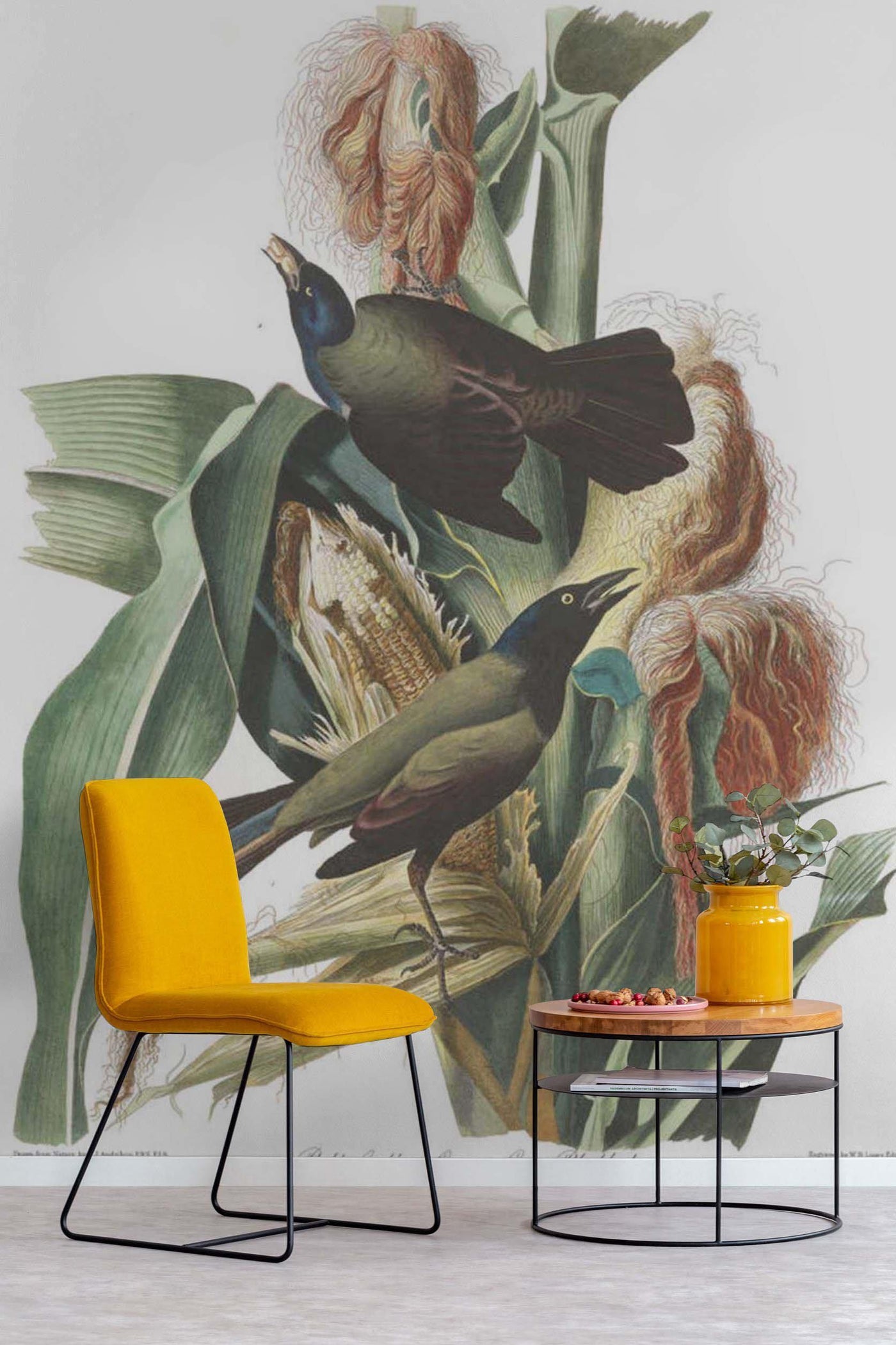 Common Crow Wall Mural-Wall Mural-Eazywallz