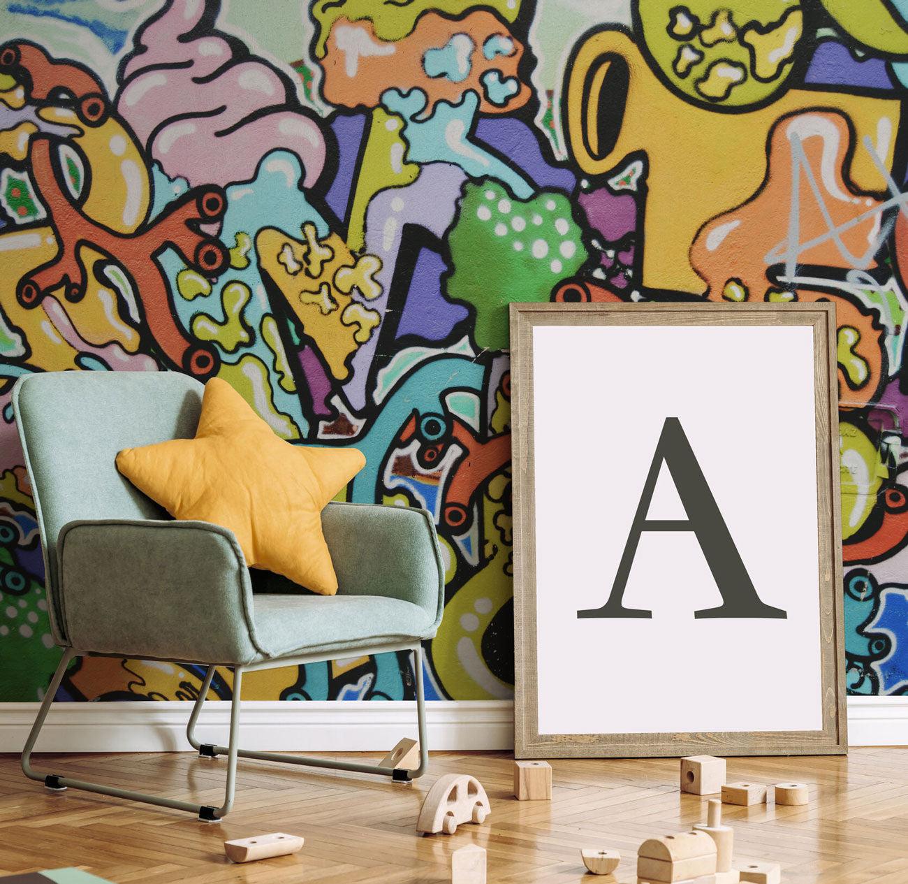 Coral Reef Street Art Wall Mural-Wall Mural-Eazywallz