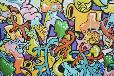 Coral Reef Street Art Wall Mural-Wall Mural-Eazywallz