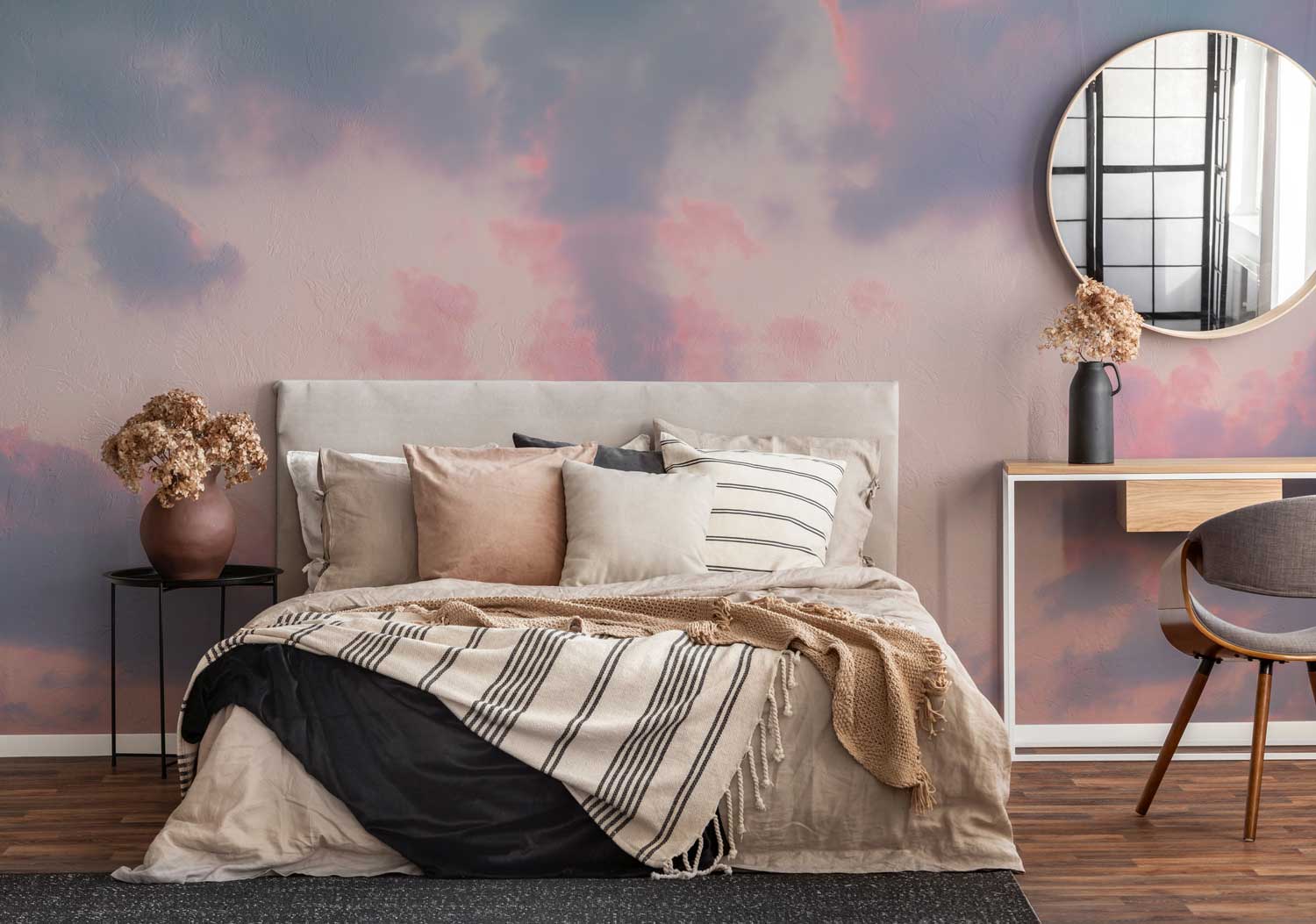 Cotton Candy Sky Wall Mural-Wall Mural-Eazywallz