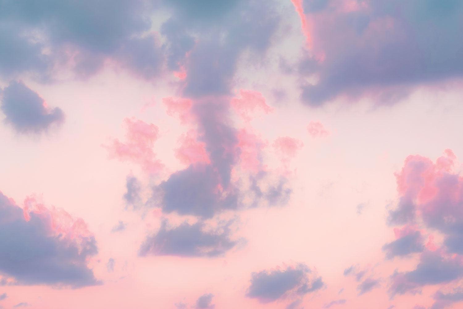 Cotton Candy Sky Wall Mural-Wall Mural-Eazywallz