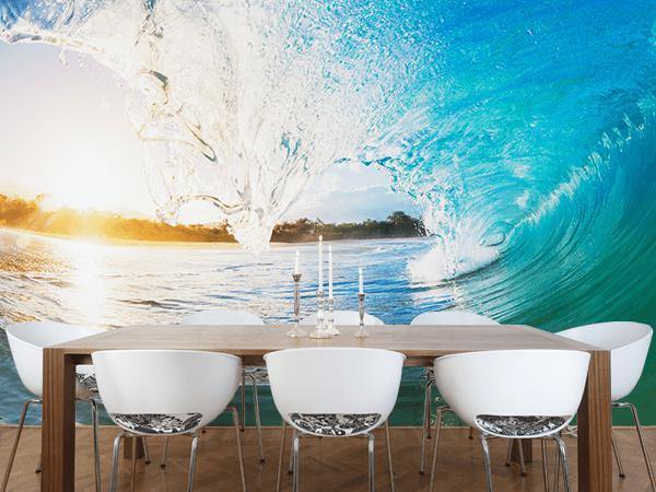 Crashing Ocean Wave Wall Mural-Wall Mural-Eazywallz