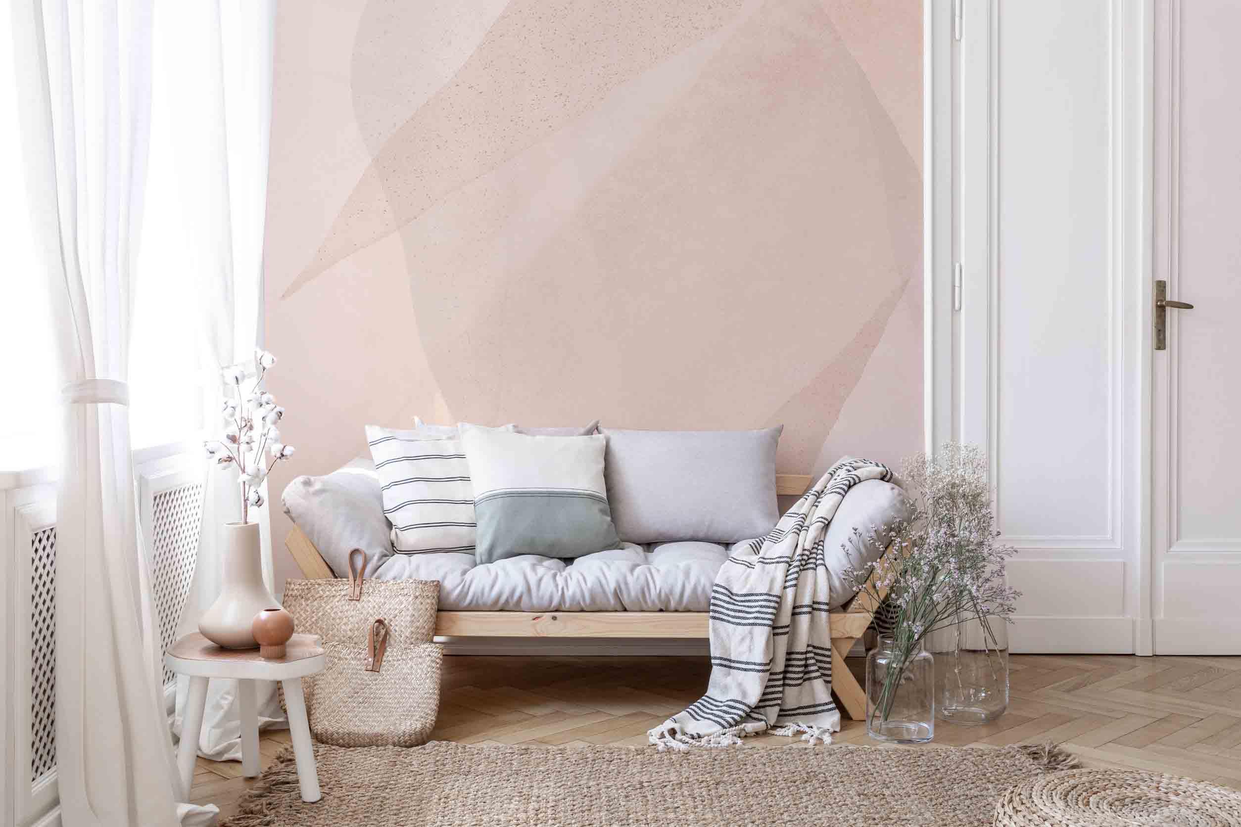Creme Abstract 4 Wall Mural-Wall Mural-Eazywallz