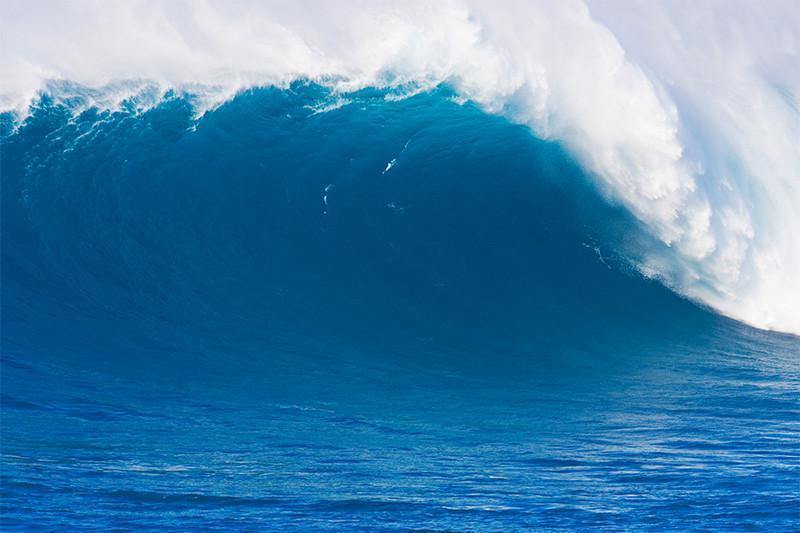 Deep Blue Wave Wall Mural-Wall Mural-Eazywallz