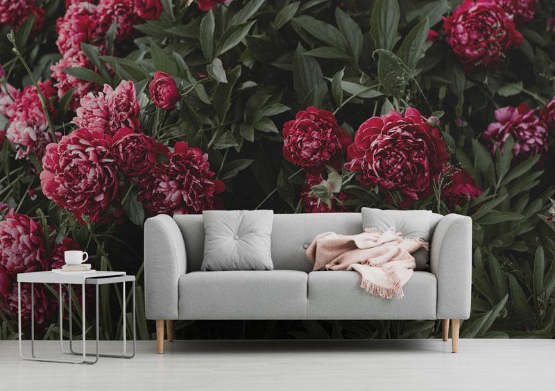 Deep Floral Heaven Mural Wallpaper-Wall Mural-Eazywallz