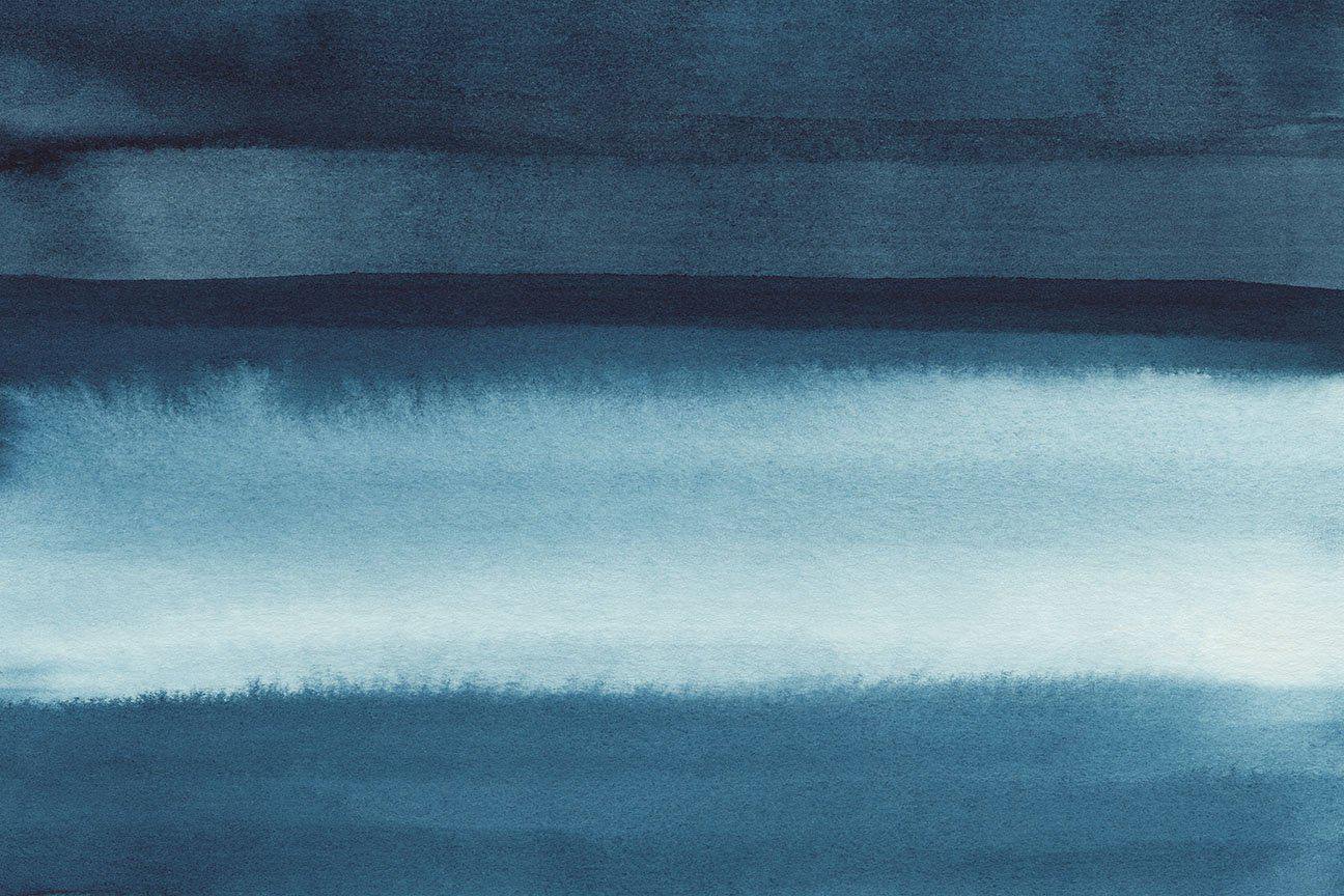 Deep Sea Color Block Wall Mural-Wall Mural-Eazywallz