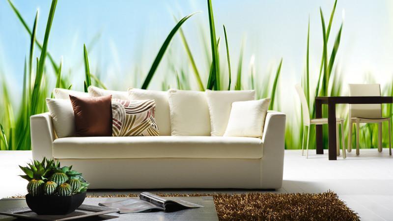Delicate Grass Wall Mural-Wall Mural-Eazywallz