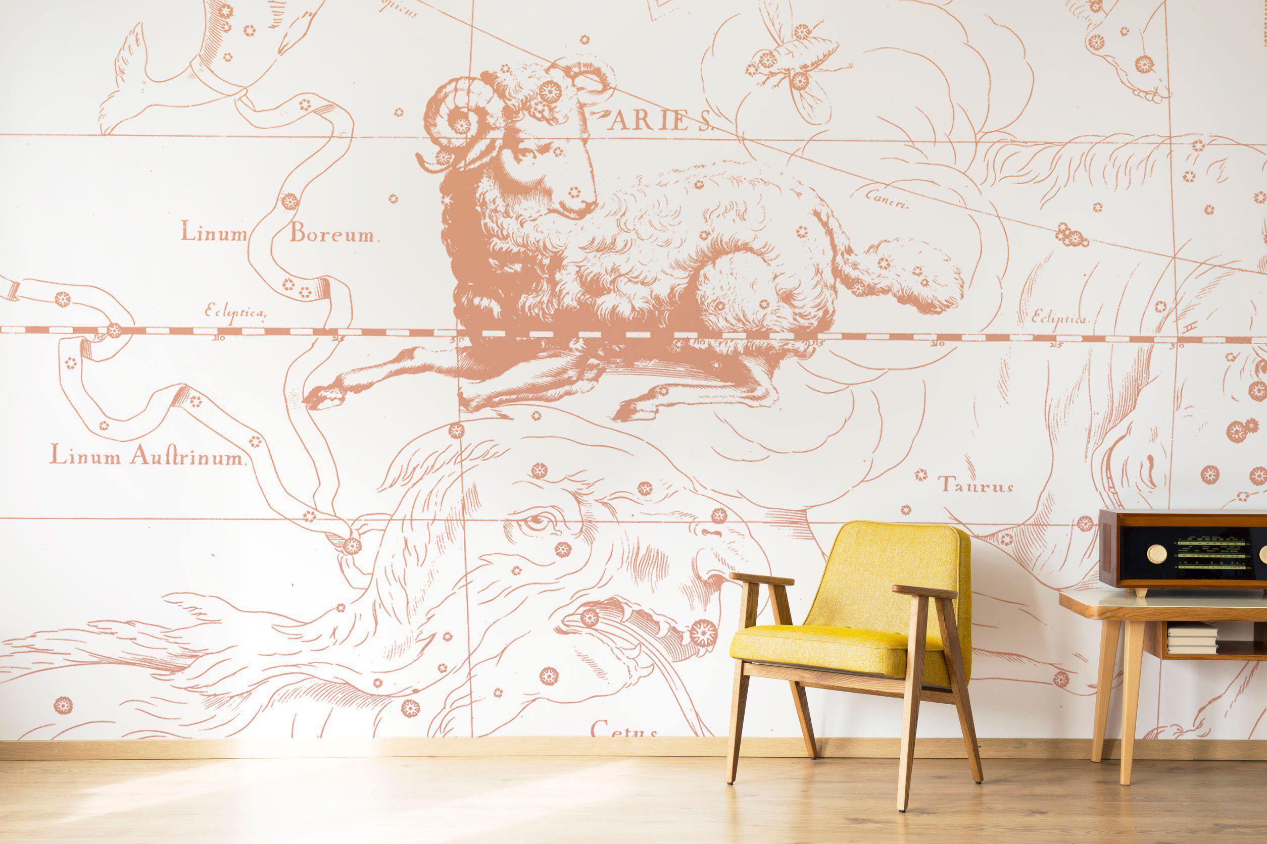 Desert Aries Astrology Wallpaper Mural-Wall Mural-Eazywallz