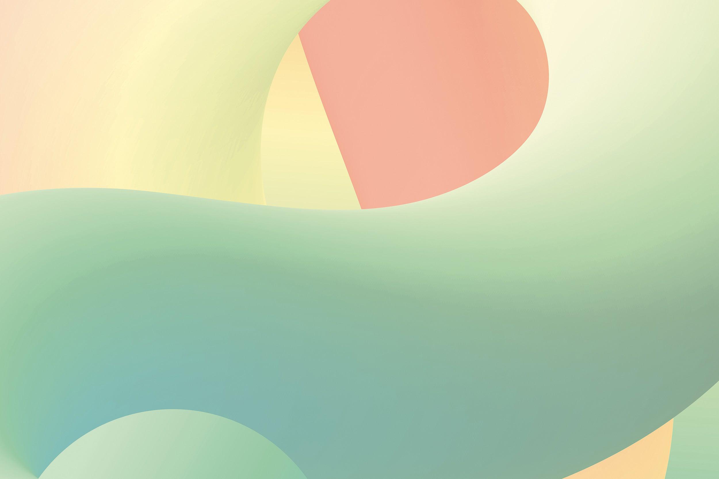 Desert Oasis Squiggles Wall Mural-Wall Mural-Eazywallz