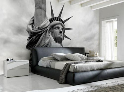 Detail of the Statue of Liberty Wall Mural-Wall Mural-Eazywallz