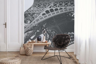 Detailed Eiffel Tower View Wall Mural-Wall Mural-Eazywallz