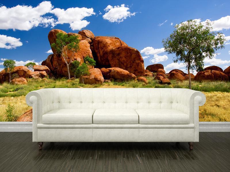 Devils Marbles in Northern Territory Wall Mural-Wall Mural-Eazywallz