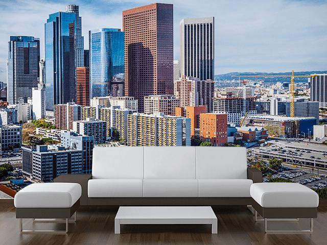 Downtown Los Angeles Cityscape Wall Mural-Wall Mural-Eazywallz