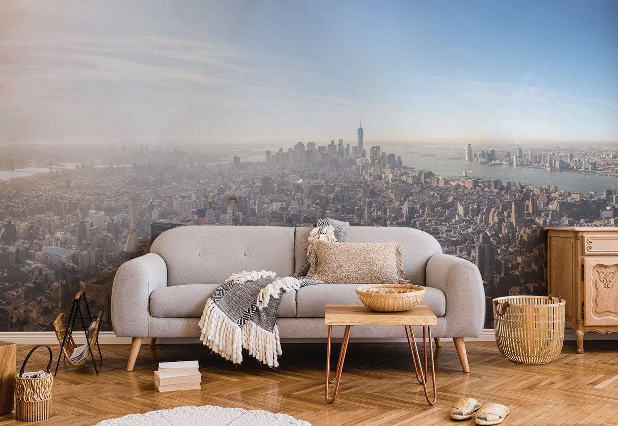 Downtown NYC Skyline Mural Wallpaper-Wall Mural-Eazywallz