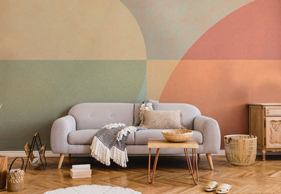 Multicoloured Abstract Shapes Wall Mural