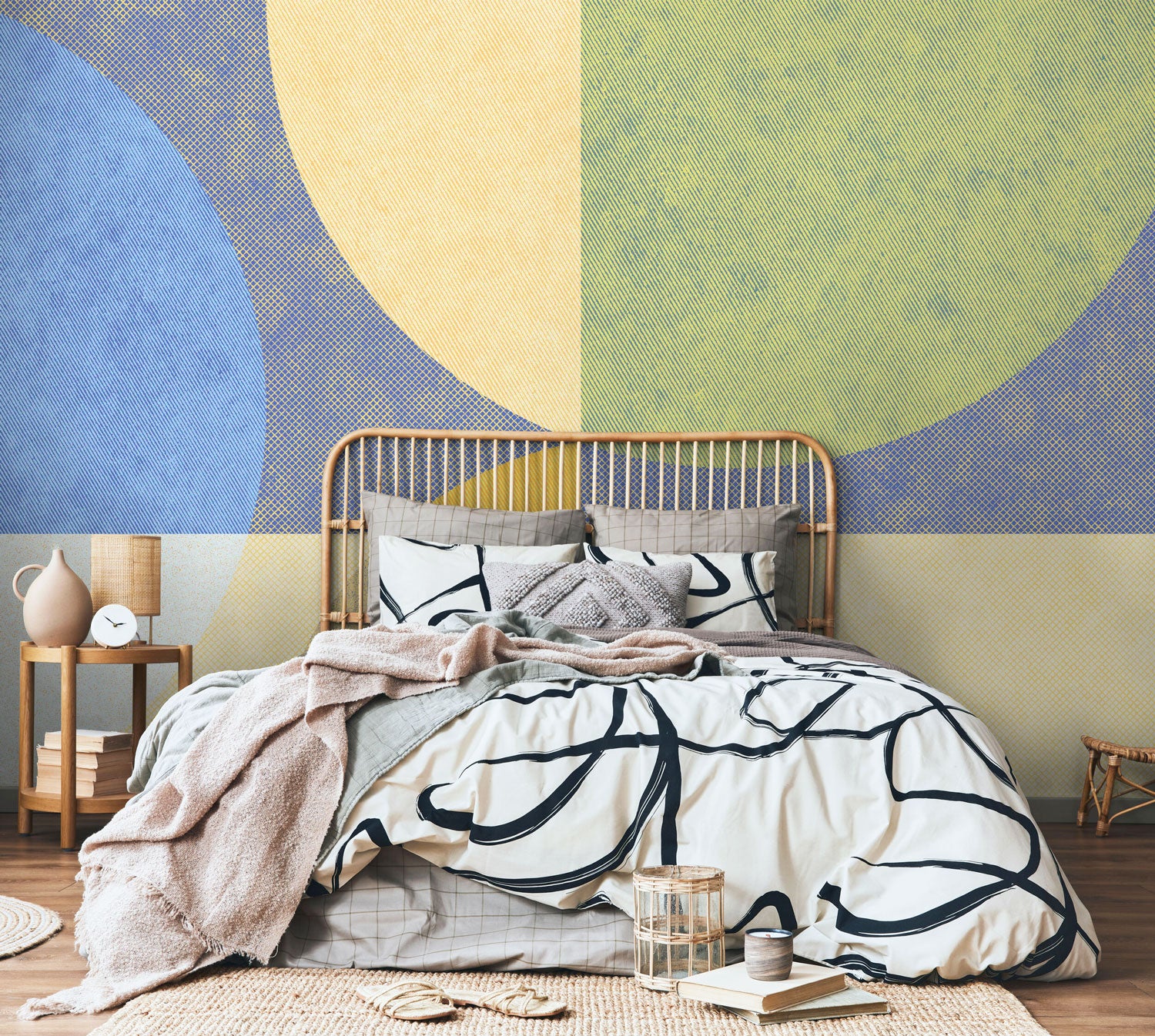 Horizon Abstract Shapes 2 Wall Mural