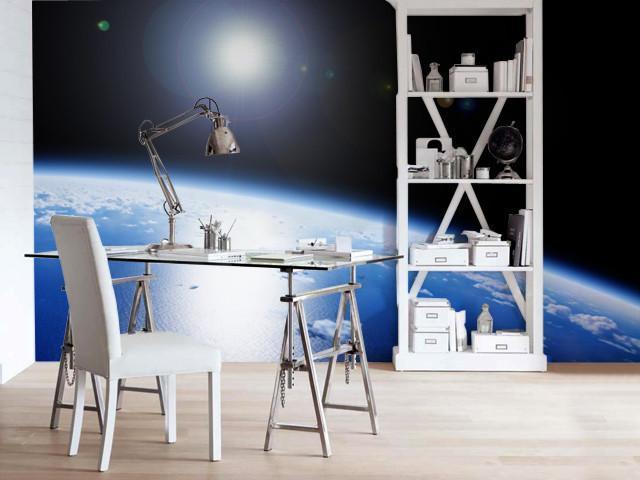 Earth from space Wall Mural-Wall Mural-Eazywallz