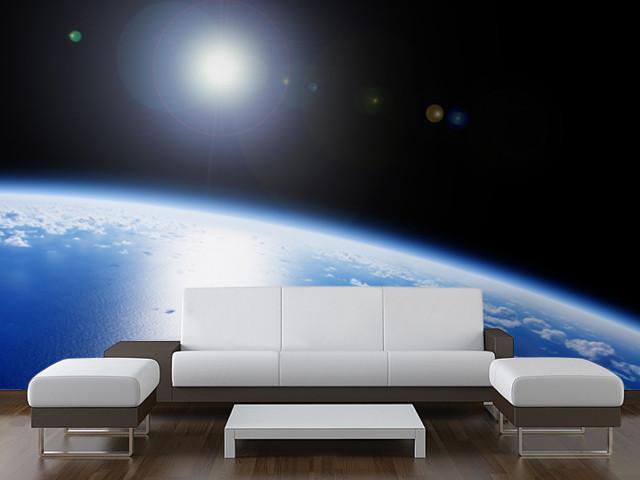 Earth from space Wall Mural-Wall Mural-Eazywallz