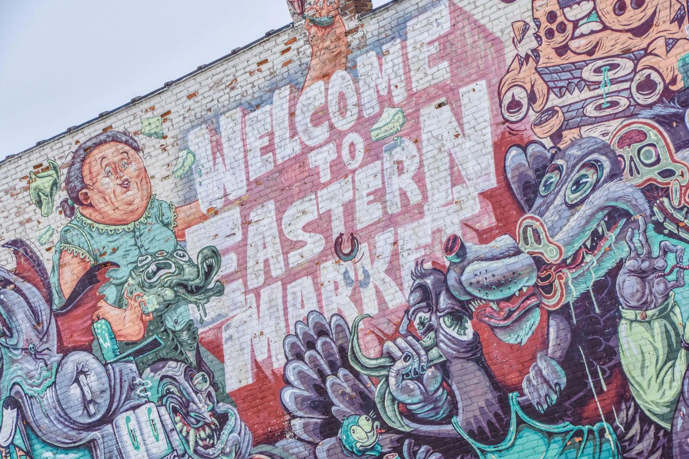 Eastern Market Graffiti Wall Mural-Wall Mural-Eazywallz