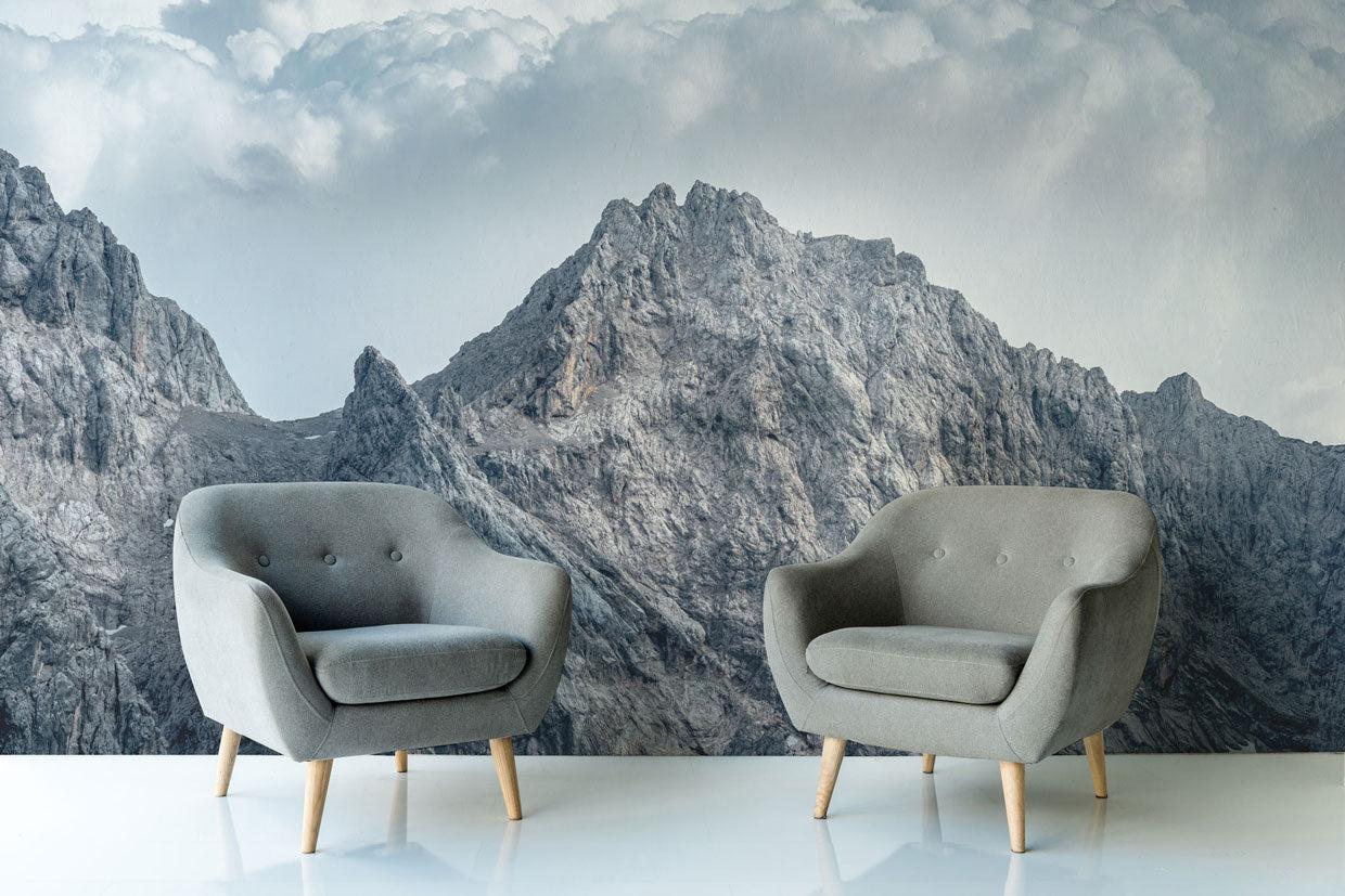 European Mountains Wall Mural-Wall Mural-Eazywallz