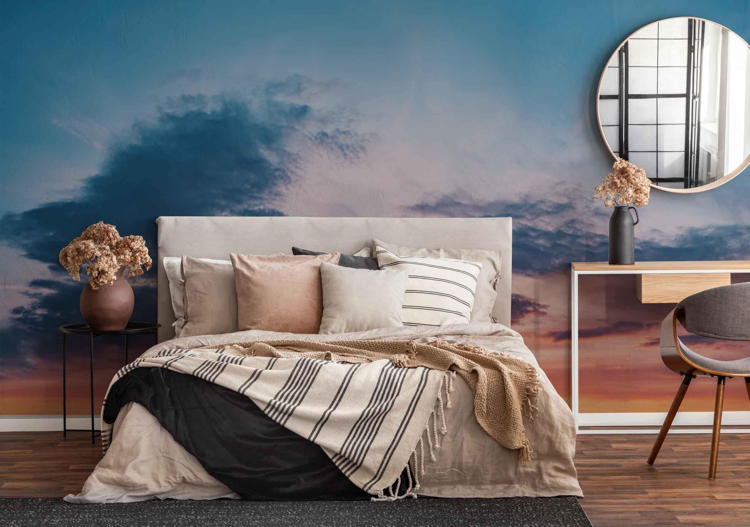 Evening Sky Sunset Wall Mural-Wall Mural-Eazywallz