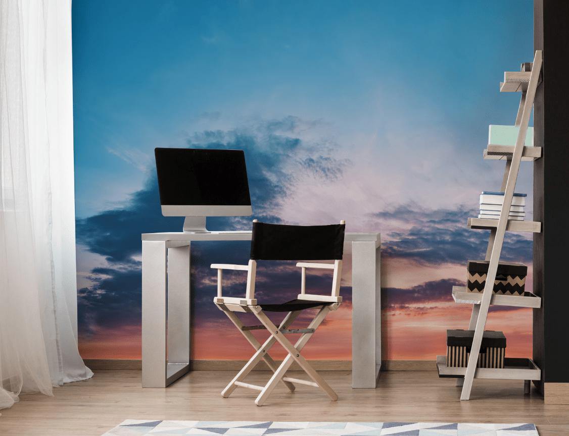 Evening Sky Sunset Wall Mural-Wall Mural-Eazywallz