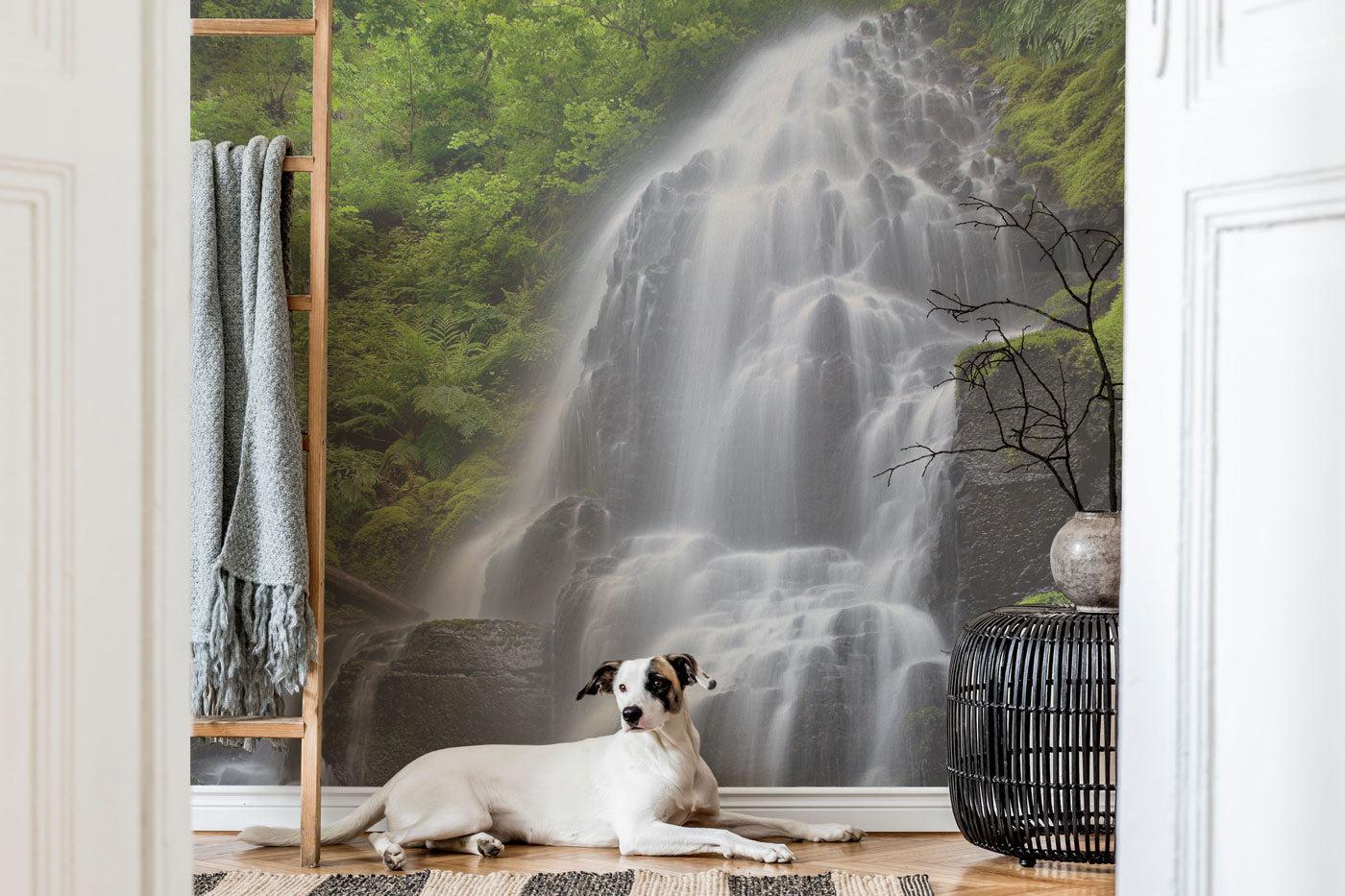 Fairy Falls Wall Mural-Wall Mural-Eazywallz