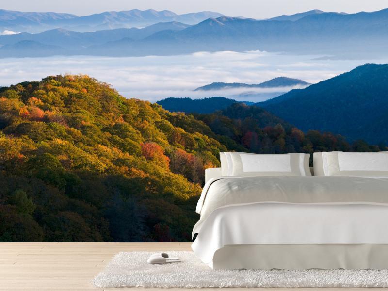 Fall colors in the Mountains Wall Mural-Wall Mural-Eazywallz