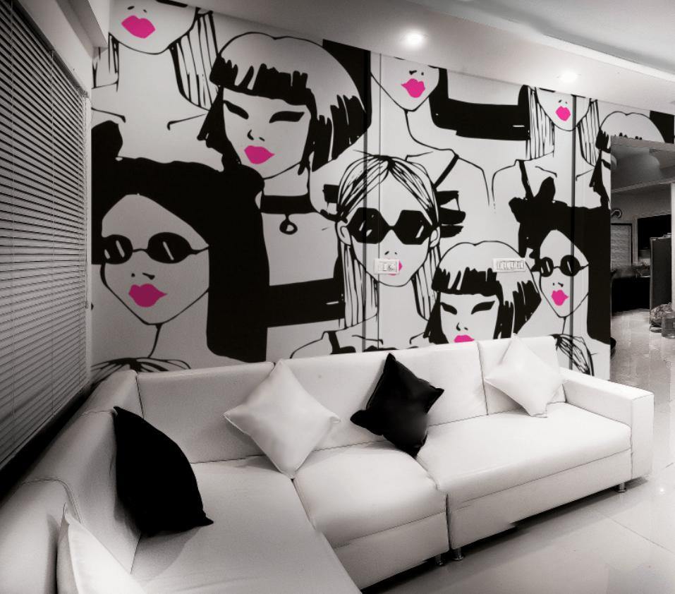Fashion Street Art Wall Mural-Wall Mural-Eazywallz