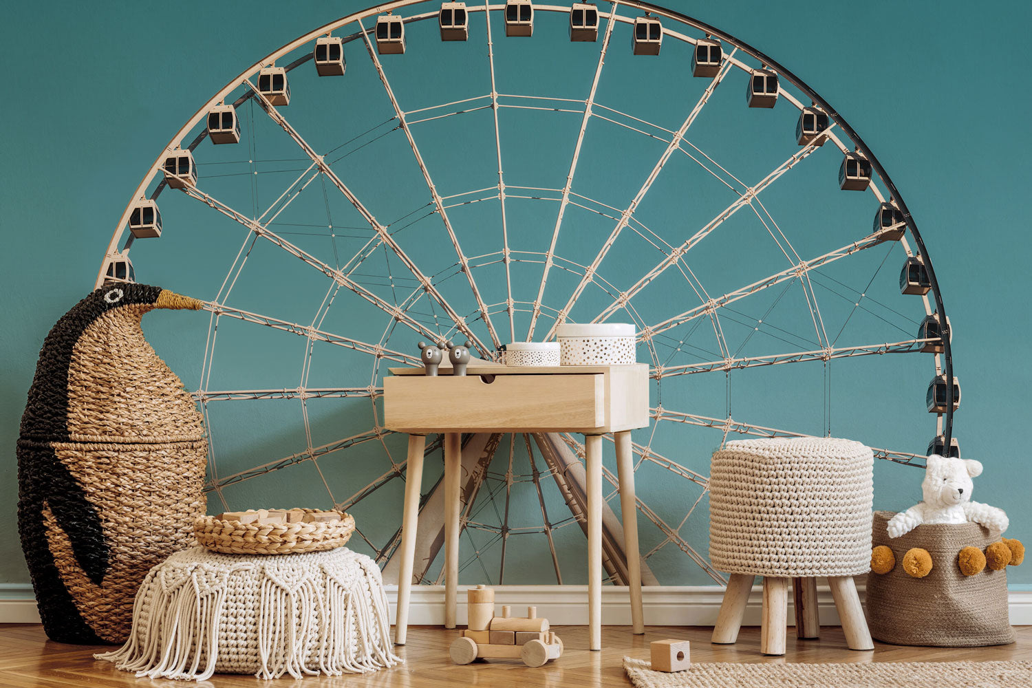 Ferris Wheel Wall Mural