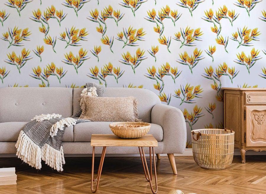 Fleur de Paradis Wallpaper #103-Repeat Pattern Wallpaper-Eazywallz