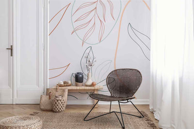 Floral Composition 2 Wall Mural-Wall Mural-Eazywallz