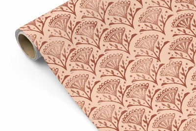 Floral Scallops Wallpaper #314-Repeat Pattern Wallpaper-Eazywallz