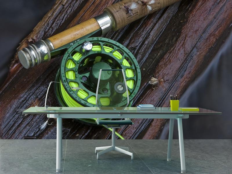 Fly reel Wall Mural-Wall Mural-Eazywallz