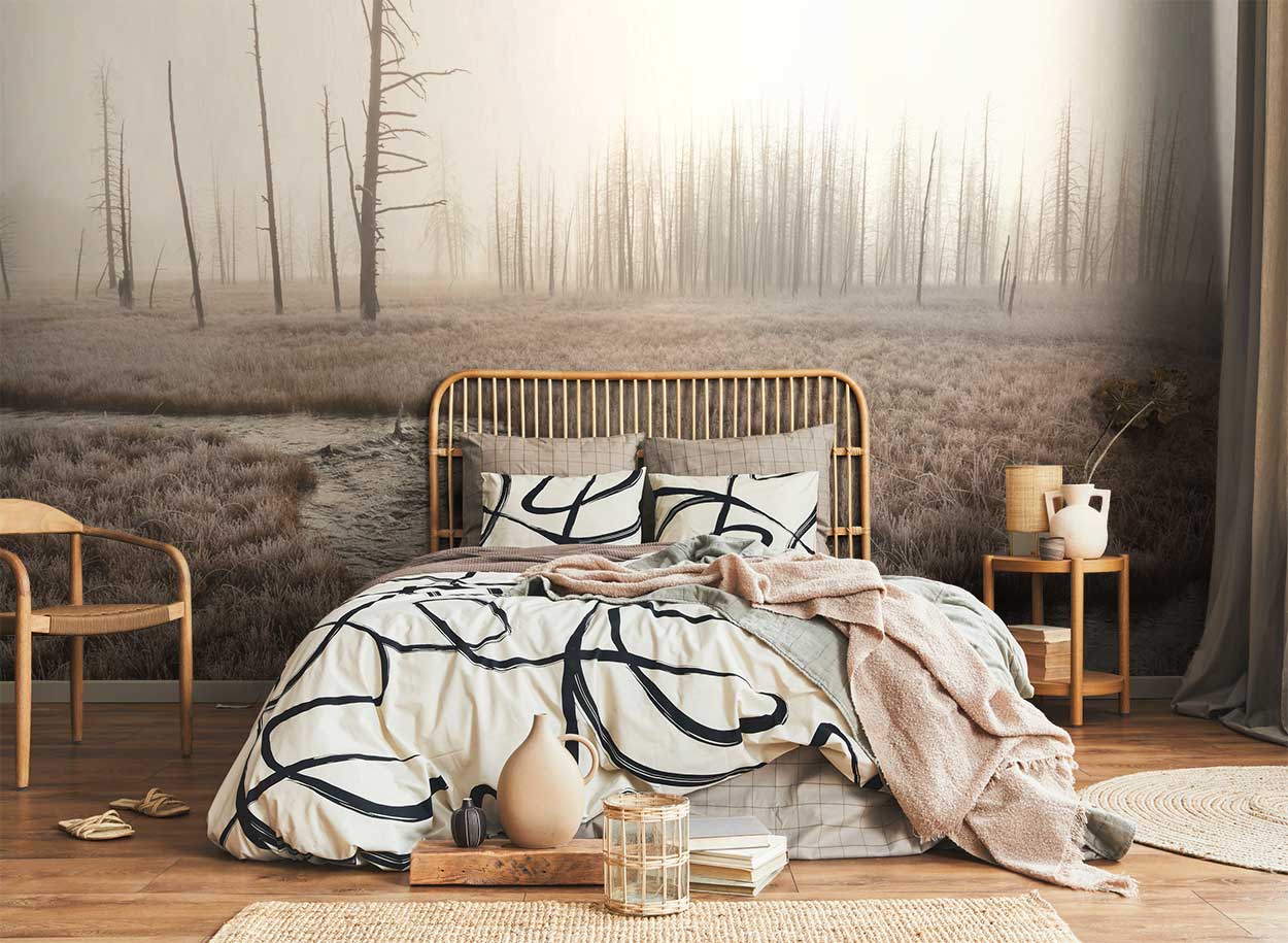 Foggy morning at Tangled Creek Wall Mural-Wall Mural-Eazywallz