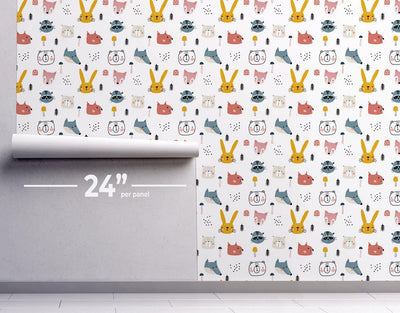 Forest Animals Wallpaper #295-Repeat Pattern Wallpaper-Eazywallz