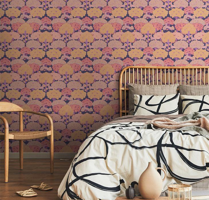 Forest Antlers Wallpaper #546-Repeat Pattern Wallpaper-Eazywallz