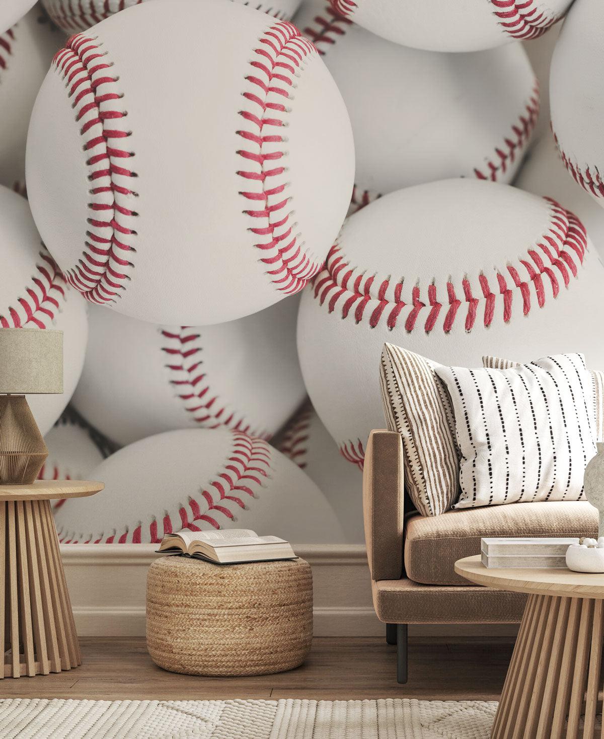 Fresh Baseballs 2 Wall Mural-Wall Mural-Eazywallz
