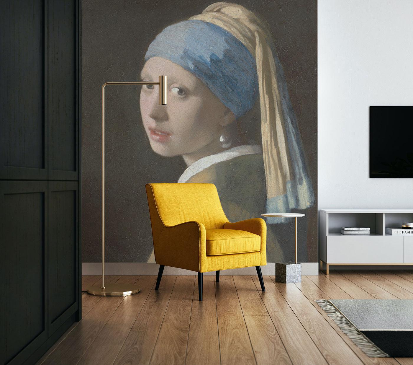 Girl with a Pearl Earring Wall Mural-Wall Mural-Eazywallz