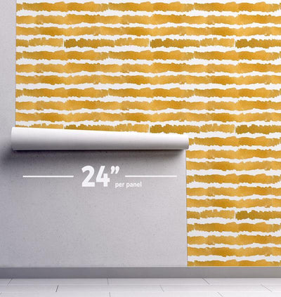Gold Water Color Wallpaper #178-Repeat Pattern Wallpaper-Eazywallz