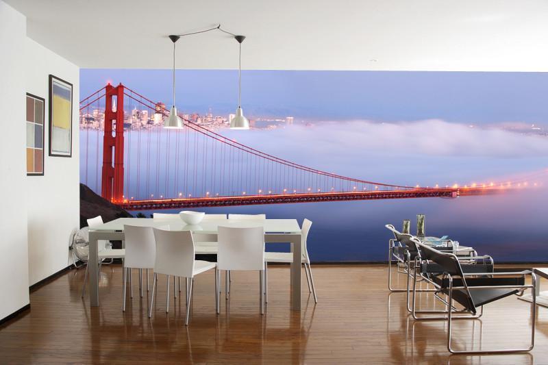 Golden Gate Bridge Panorama Wall Mural-Wall Mural-Eazywallz